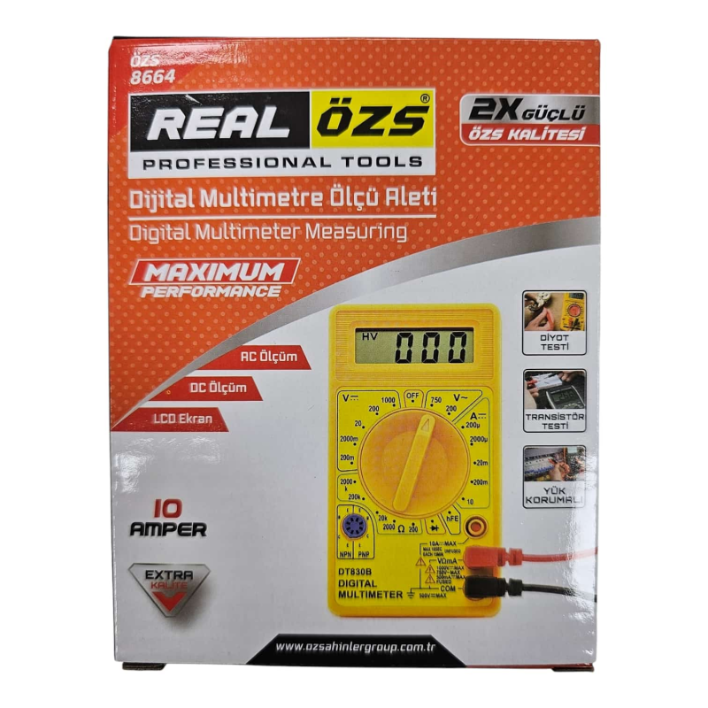 DMAX DİGİTAL MULTİMETRE ÖLÇÜ ALETİ 4646-8664-321