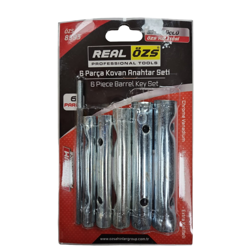 REAL KOVAN ANAHTARI SET 6 LI 8593