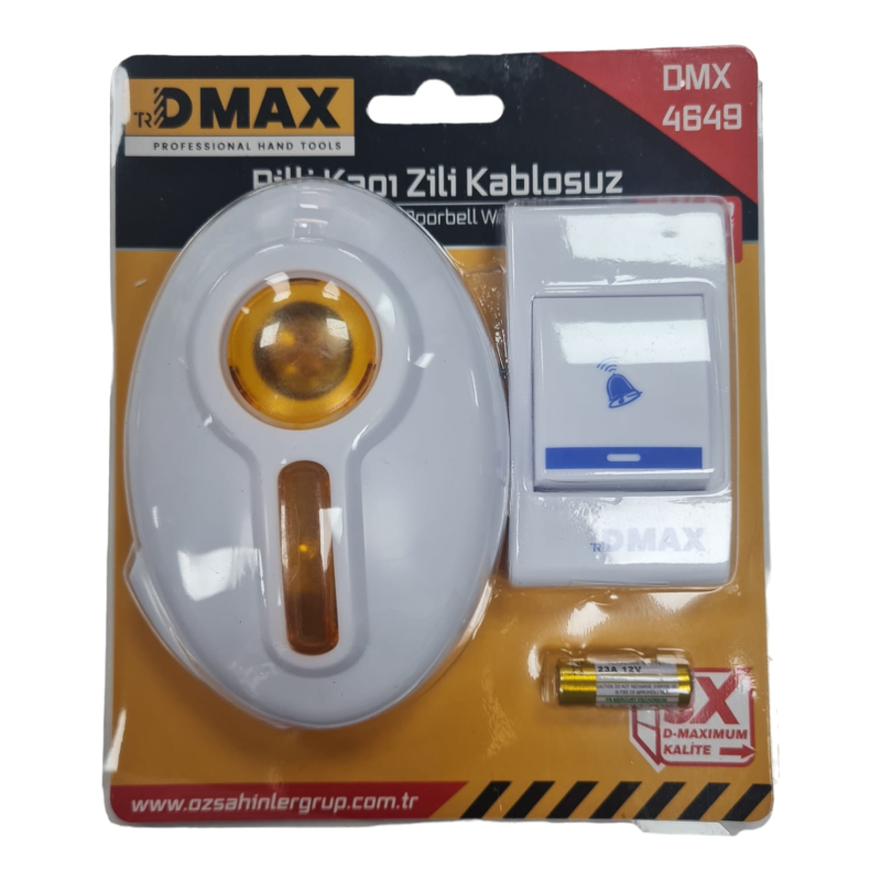 DMAX KABLOSUZ KAPI ZİLİ DMX4649-8562