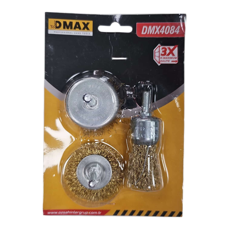 DMAX 3 PARÇA ÇANAK TEL FIRÇA SET 4084