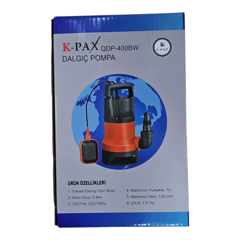 KPAX DALGIÇ POMPA 400 WATT