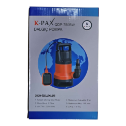 KPAX DALGIÇ POMPA 750 WATT