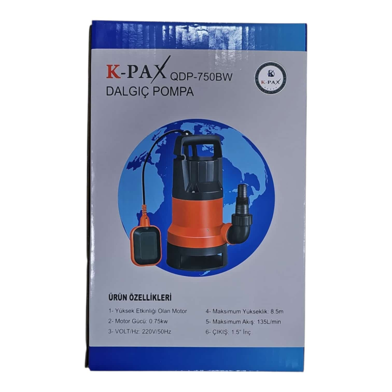 KPAX DALGIÇ POMPA 750 WATT