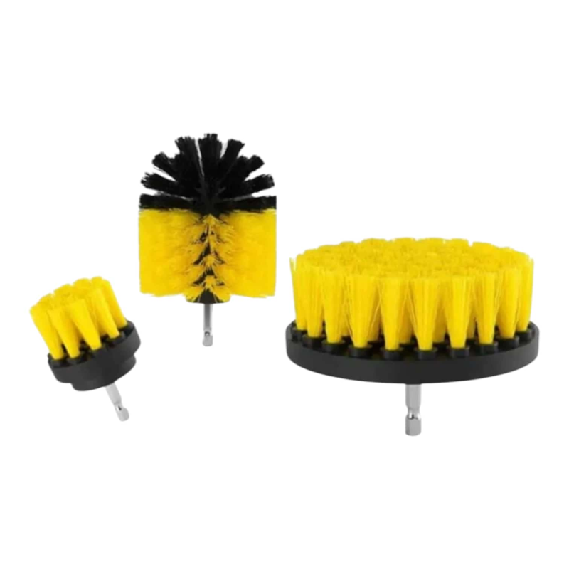 MATKAPA TAKILAN 3 LÜ TEMİZLİK FIRÇA SET