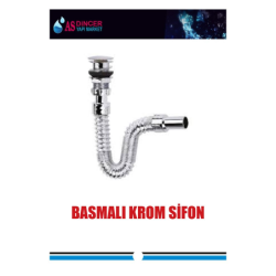 KROM BASMALI SİFON