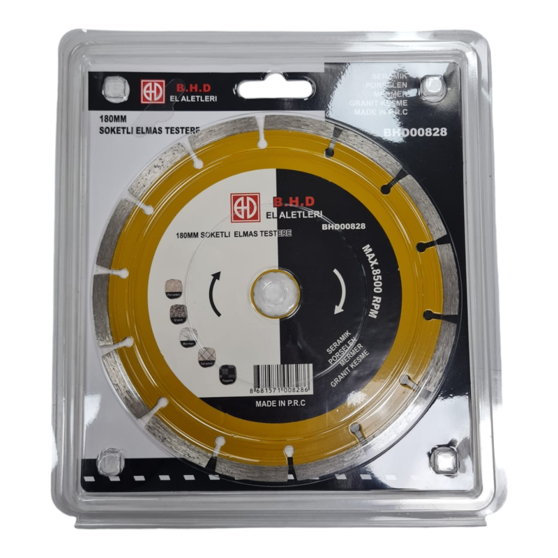 BHD 180 MM SOKETLİ ELMAS KESİCİ BHD00828