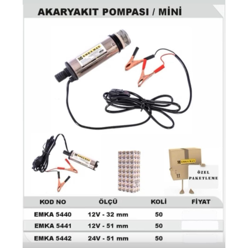 EMKA MAZOT POMPASI 12V 32MM 5440