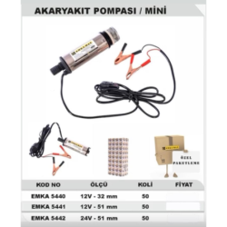 EMKA MAZOT POMPASI 12V 51MM...