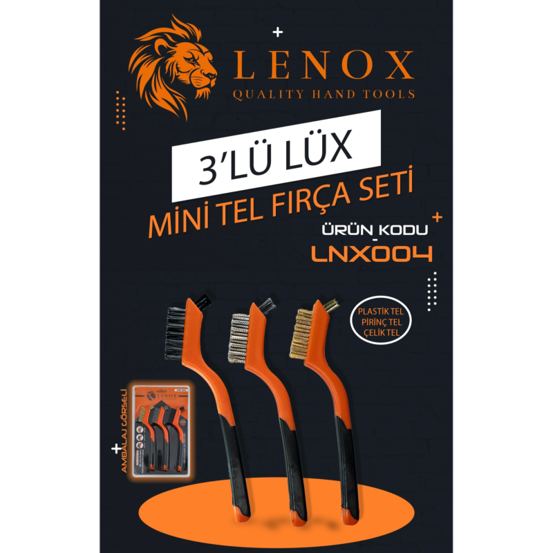 LENOX 3 LÜ TEL FIRÇA SET LNX004