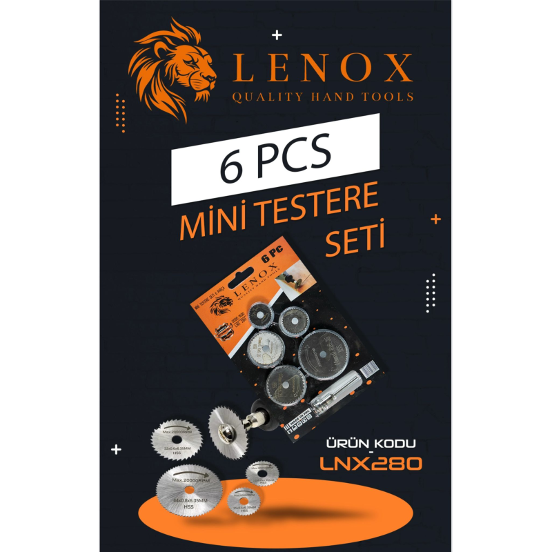 6 PARÇA MİNİ TESTERE SETİ LNX280