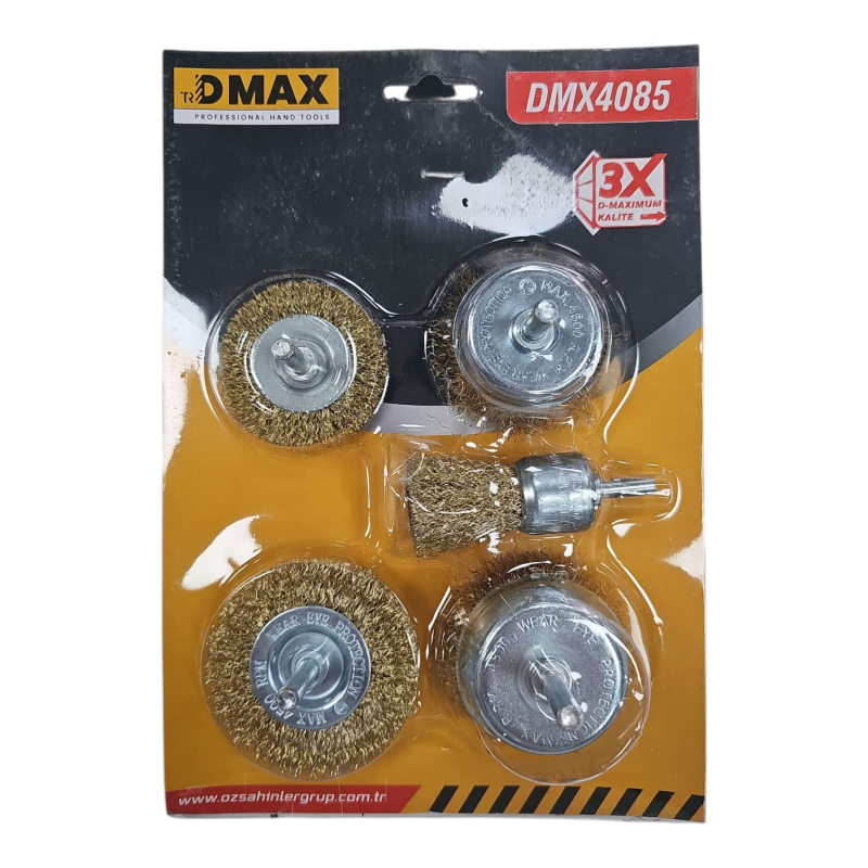 DMAX 5 PARÇA ÇANAK TEL FIRÇA SET 4085