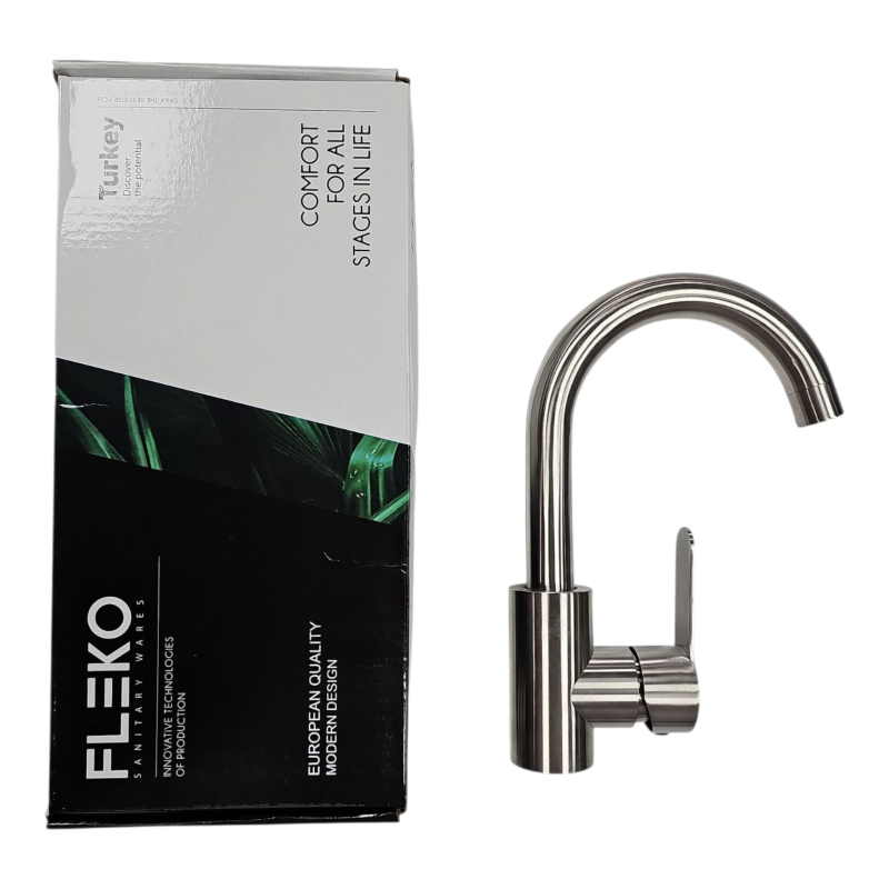 FLEKO VERA İNOX LAVABO BATARYA