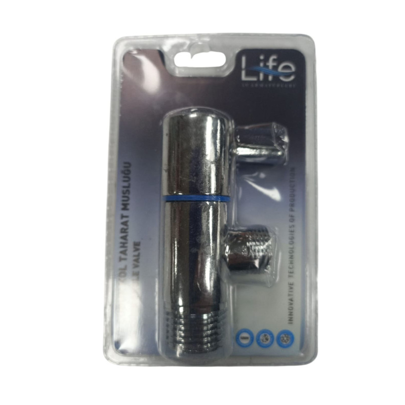 LİFE 3/8 ÇUBUK TAHARET MUSLUK BLİSTERLİ