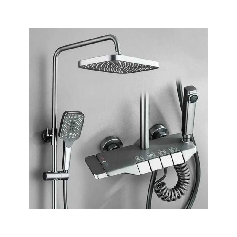 FLEKO PİYANO SALT ANTRASİT ROBOT DUŞ TAKIMI