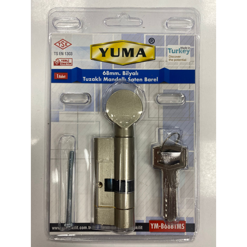 YUMA BİLYALI TUZAKLI MANDALLI BAREL YM-B68BTM