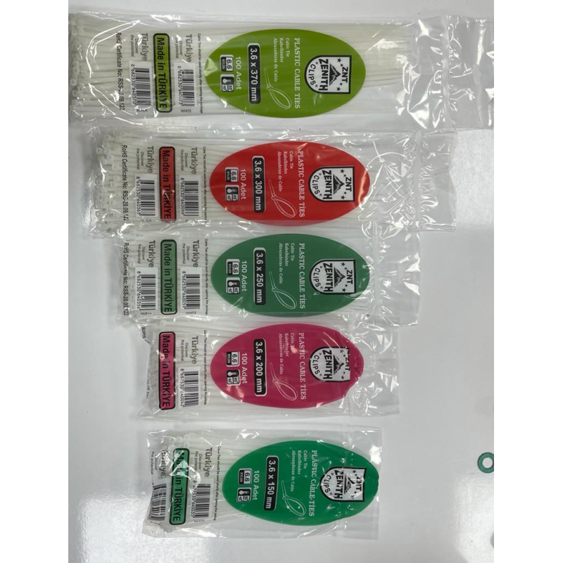 KLİPS KABLO BAĞI 250*36 BEYAZ