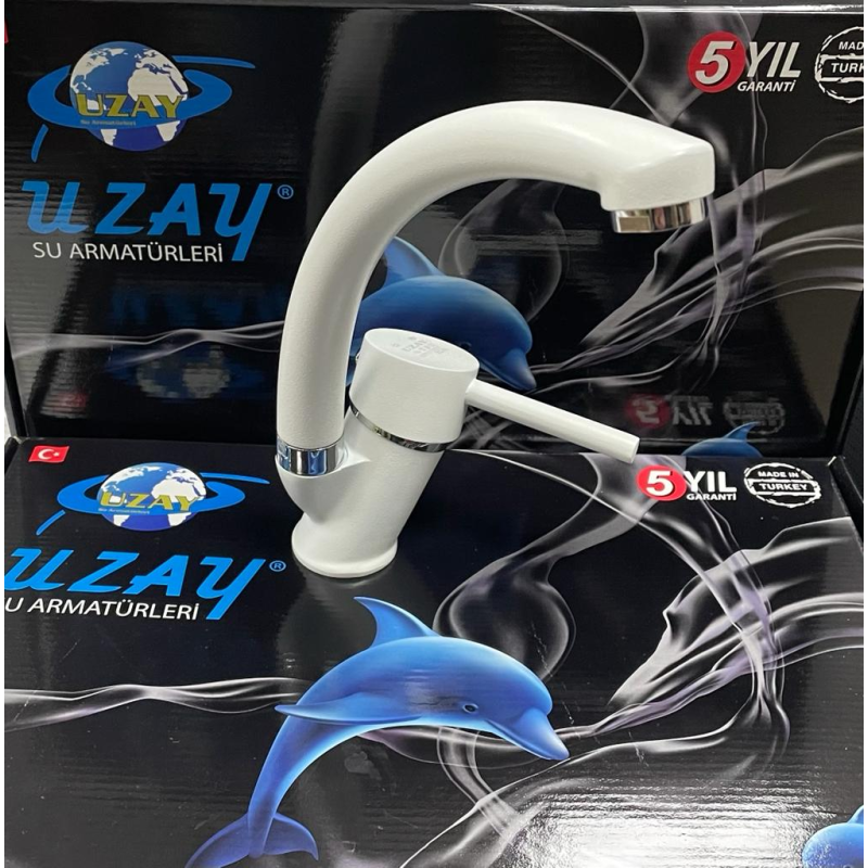 UZAY ÇUBUK BEYAZ LAVABO BATARYA