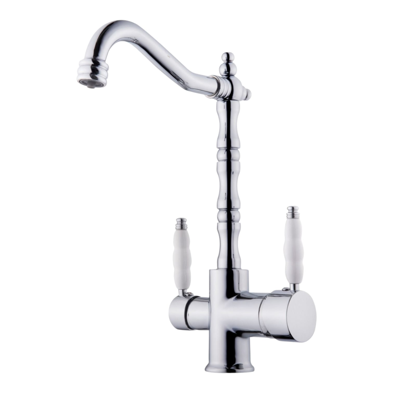 RUSTİK ARITMALI EVYE BATARYA KROM