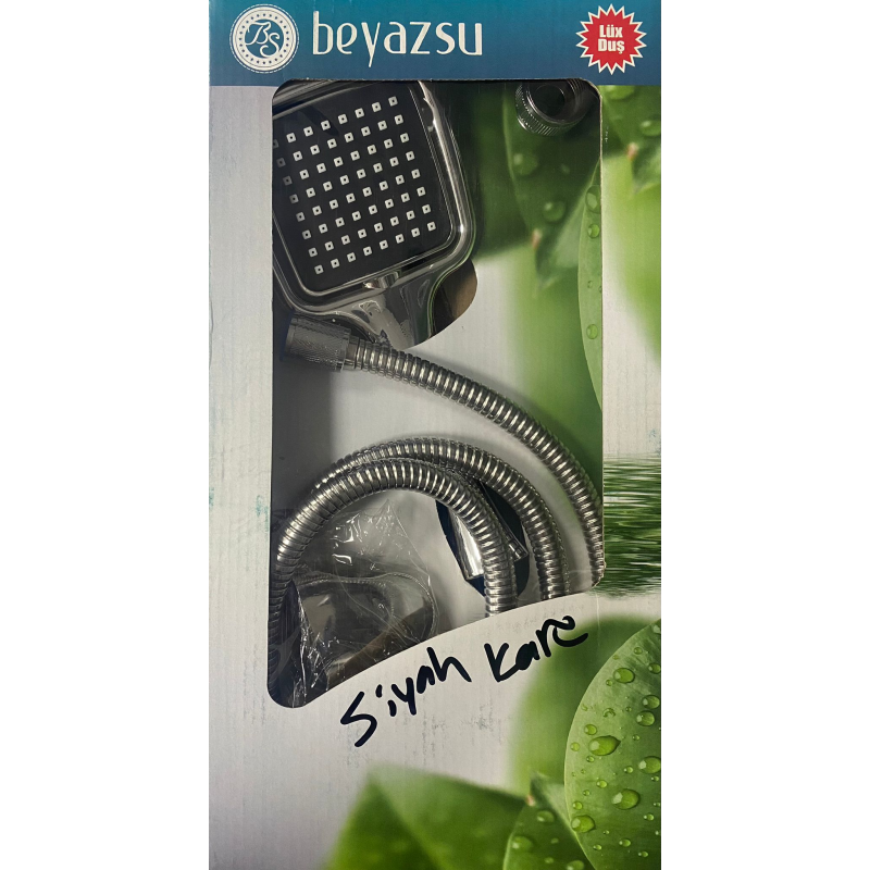 DUŞ TAKIMI SİYAH KARE PİZZA