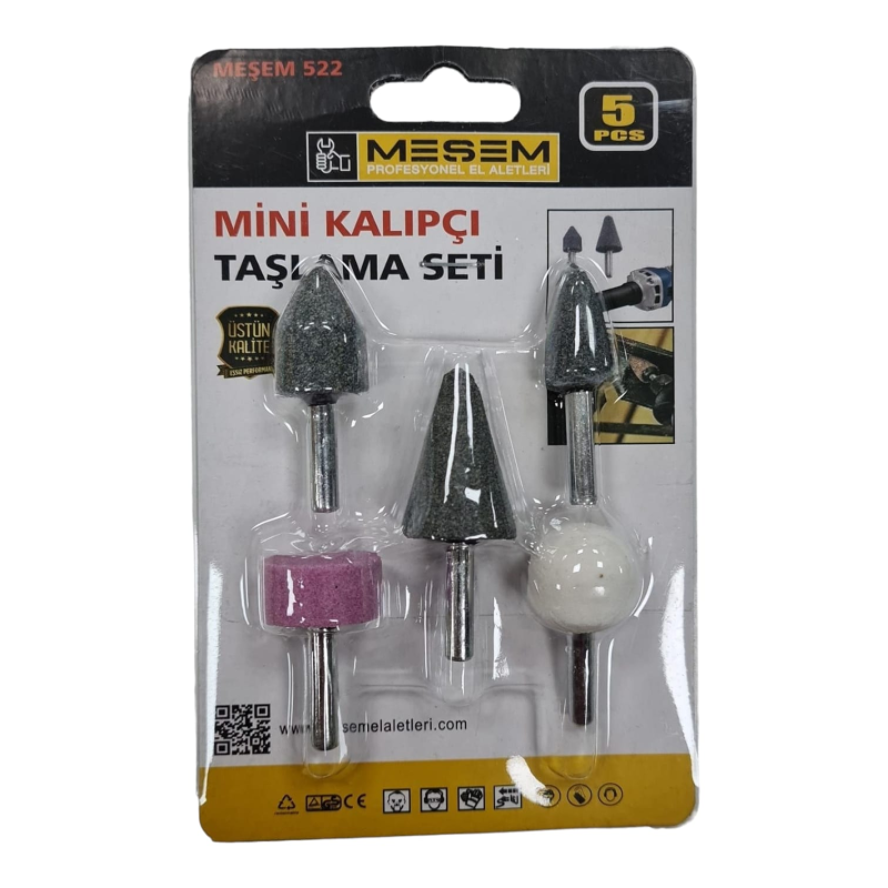 MİNİ KALIPÇI TAŞLAMA SETİ 5 PARÇA 522