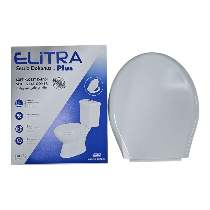 ELİTRA AKDENİZ PLUS YAVAŞ KLOZET KAPAK