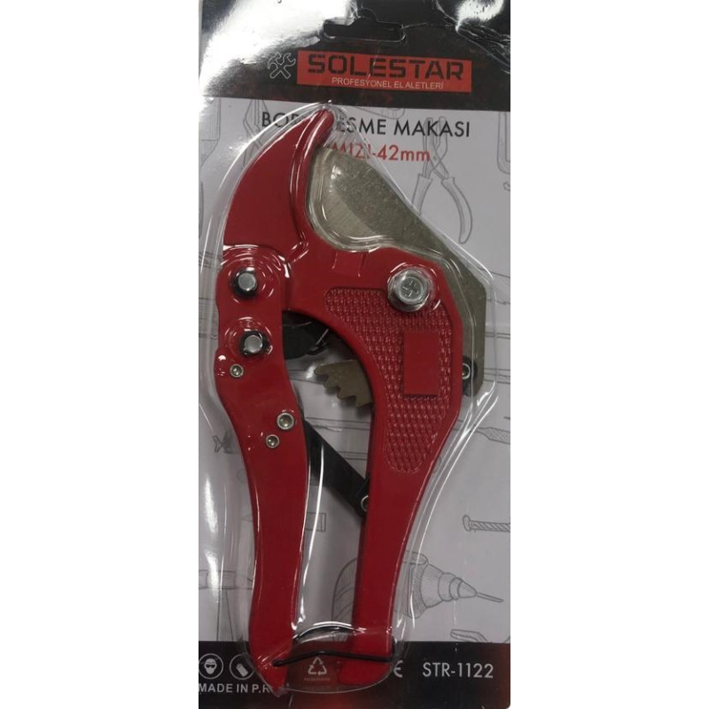 PPRC BORU KESME MAKASI KIRMIZI 1122