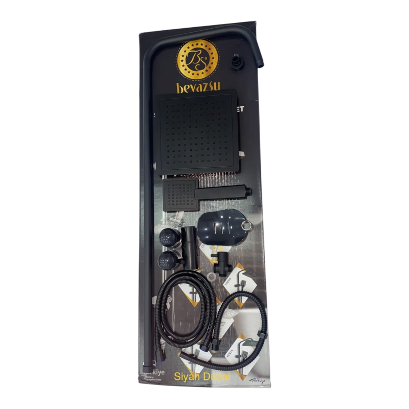 DUBAİ FULL SİYAH ROBOT DUŞ TAKIMI