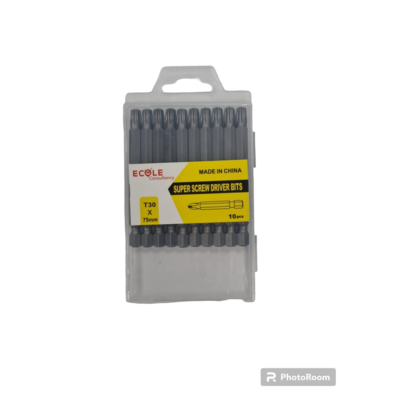 BİTS UÇ T30 75 MM*10