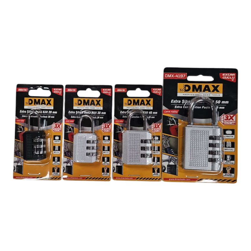 ASMA KİLİT ŞİFRELİ 30MM DMX4195