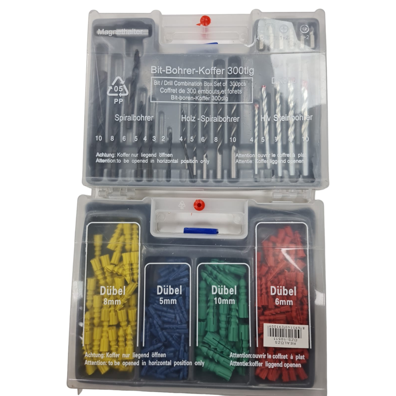 DMAX MATKAP UCU VE DÜBEL SET 300 PARÇA DMX4123-8511-81841